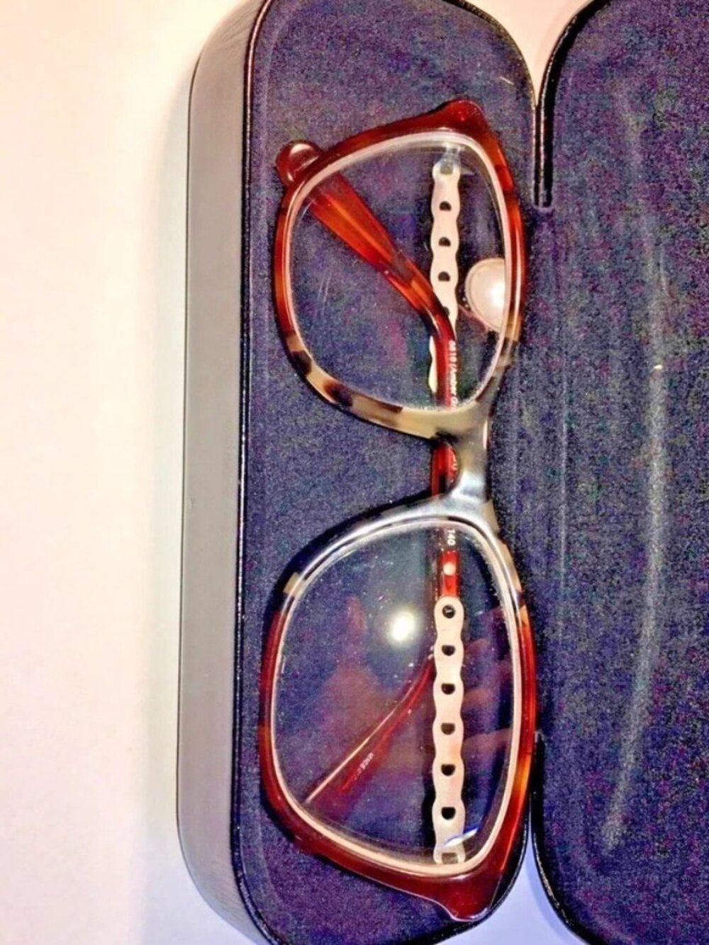 Coach 5519 Amber Grey Multi Tortoise 53 17 140 Eye Glass FRAMES  W/ Coach CASE